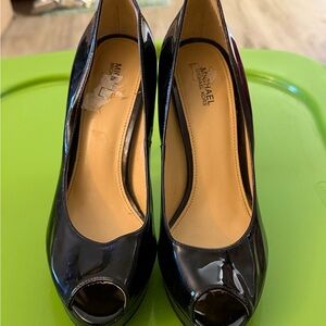 Michael Kors Glossy Black Heels